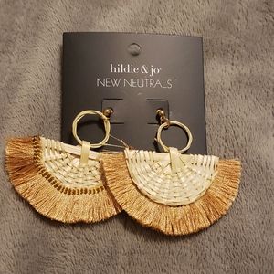 Raffia Fan Earrings